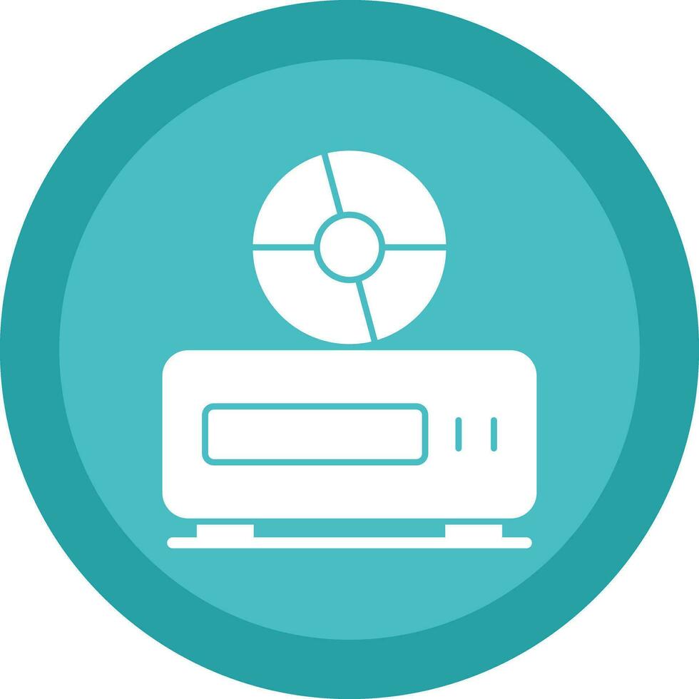 Dvd Player  Vector Icon Design