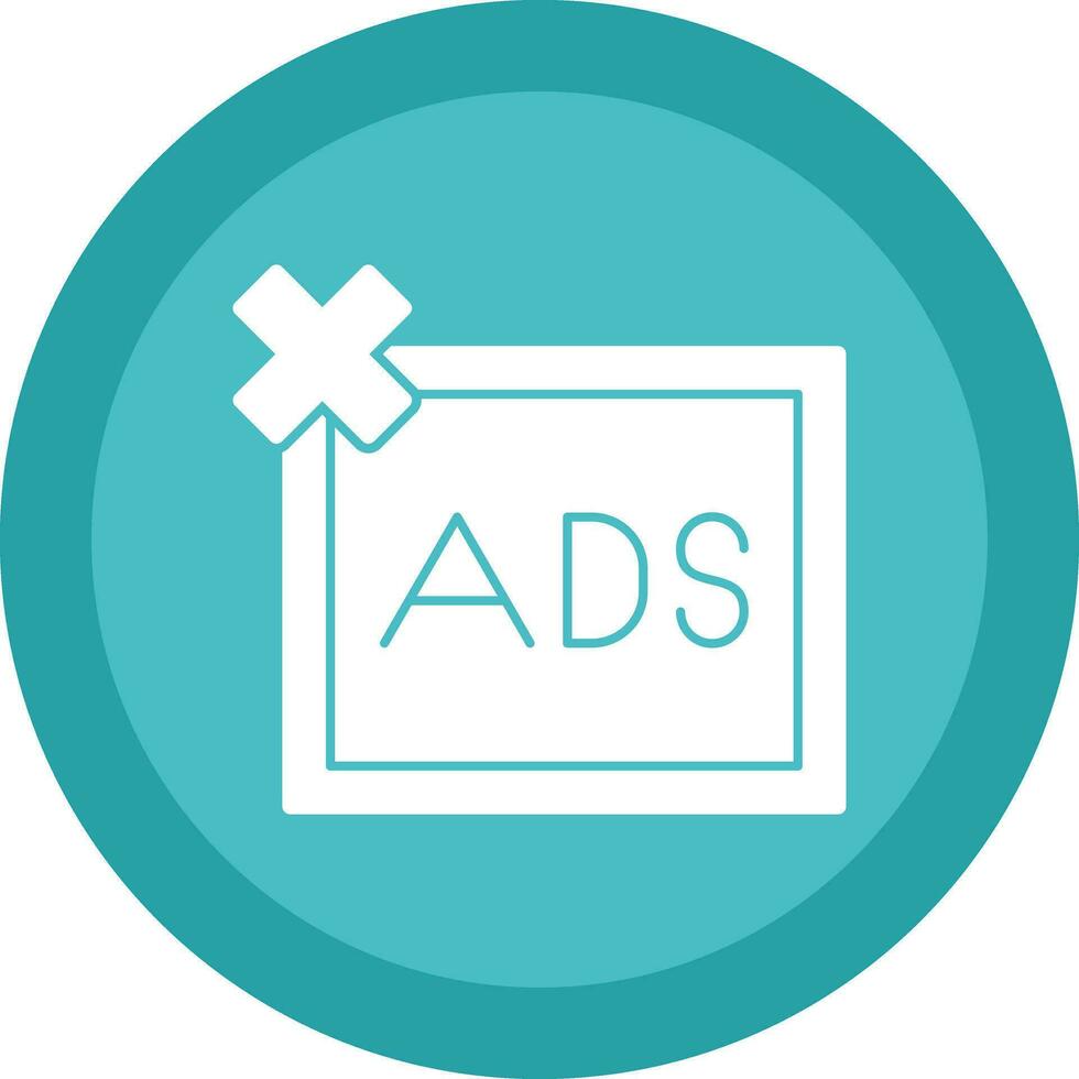 Remove ads  Vector Icon Design