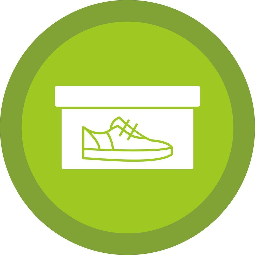 zapato caja vector icono diseño