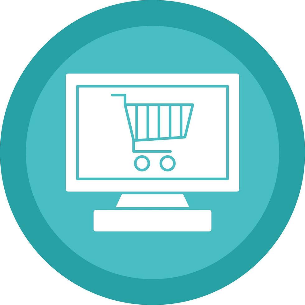 Online shopping  Vector Icon Design