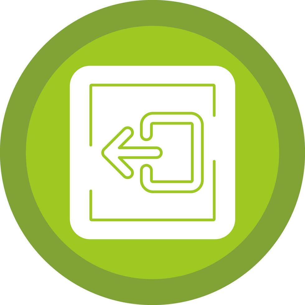 Logout Vector Icon Design