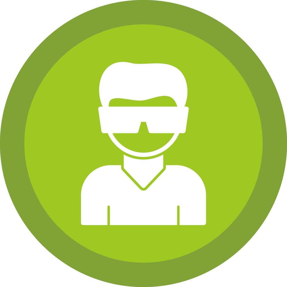 Virtual reality Vector Icon Design