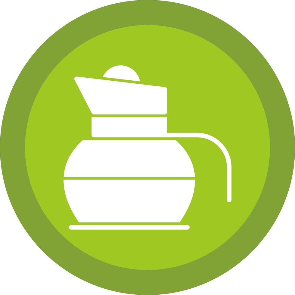 Coffee Pot Vector Icon Design