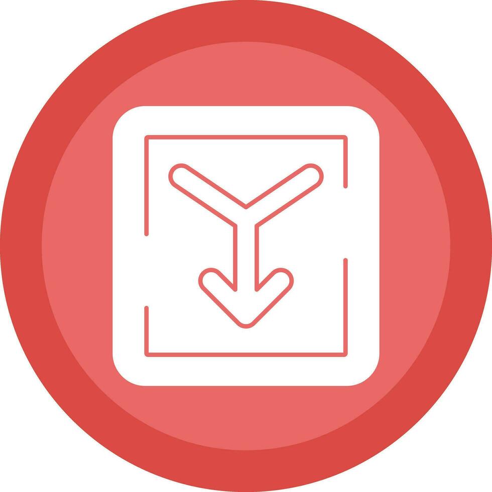 Merge Vector Icon Design