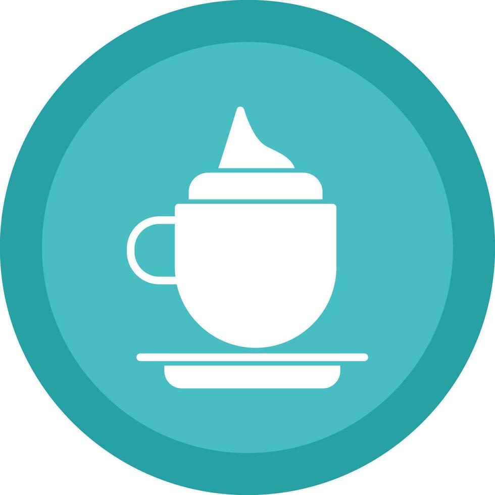 diseño de icono de vector de capuchino