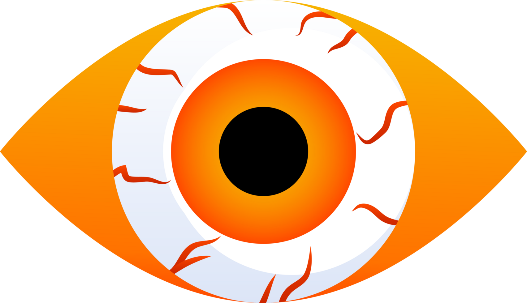 effrayant yeux clipart Halloween png