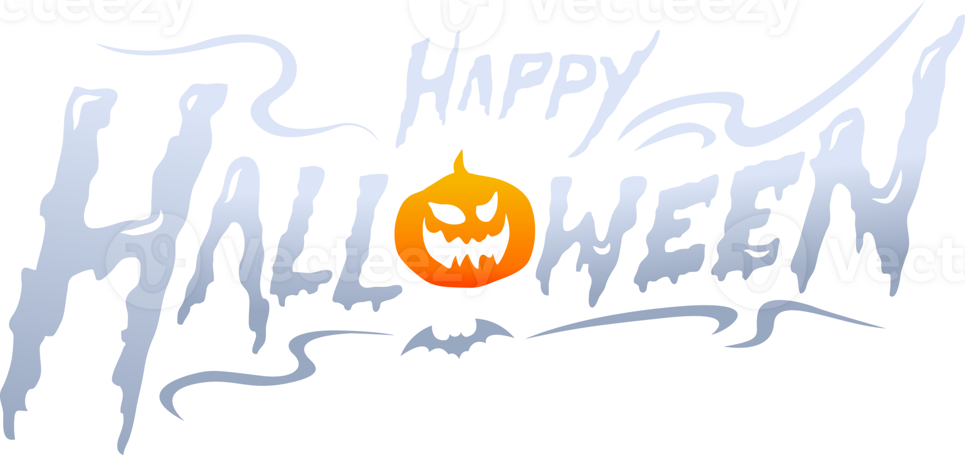 halloween letter logo png