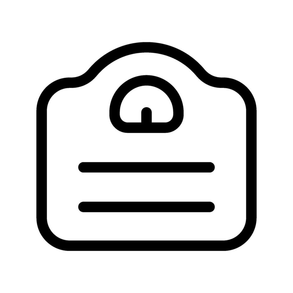 Weighing Scale Icon Vector Symbol Design Illustration