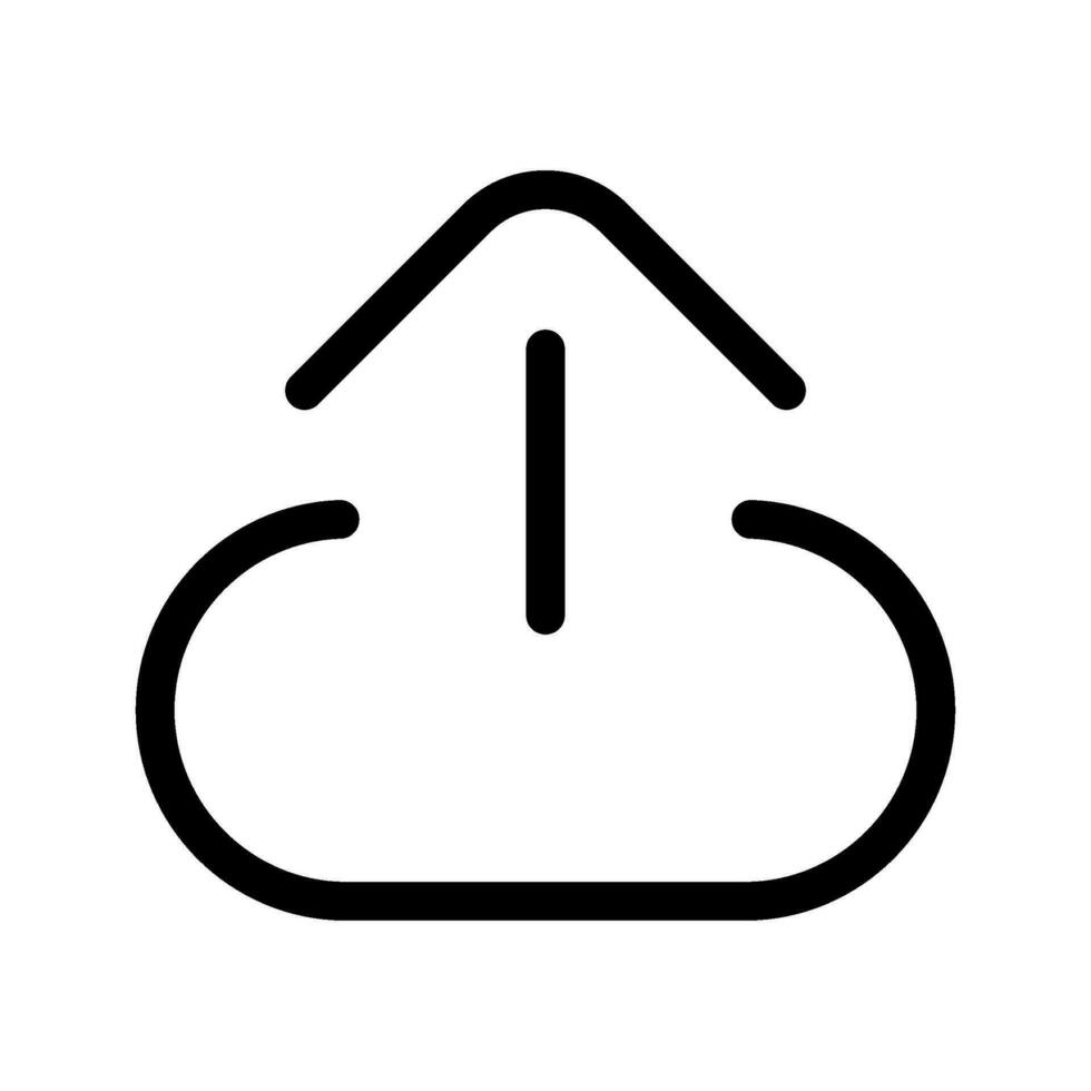 Upload Icon Vector Symbol Design Illustration