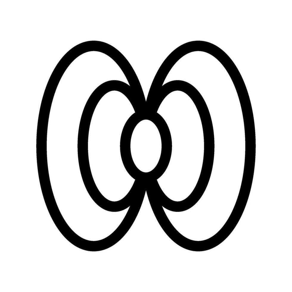 negro agujero icono vector símbolo diseño ilustración