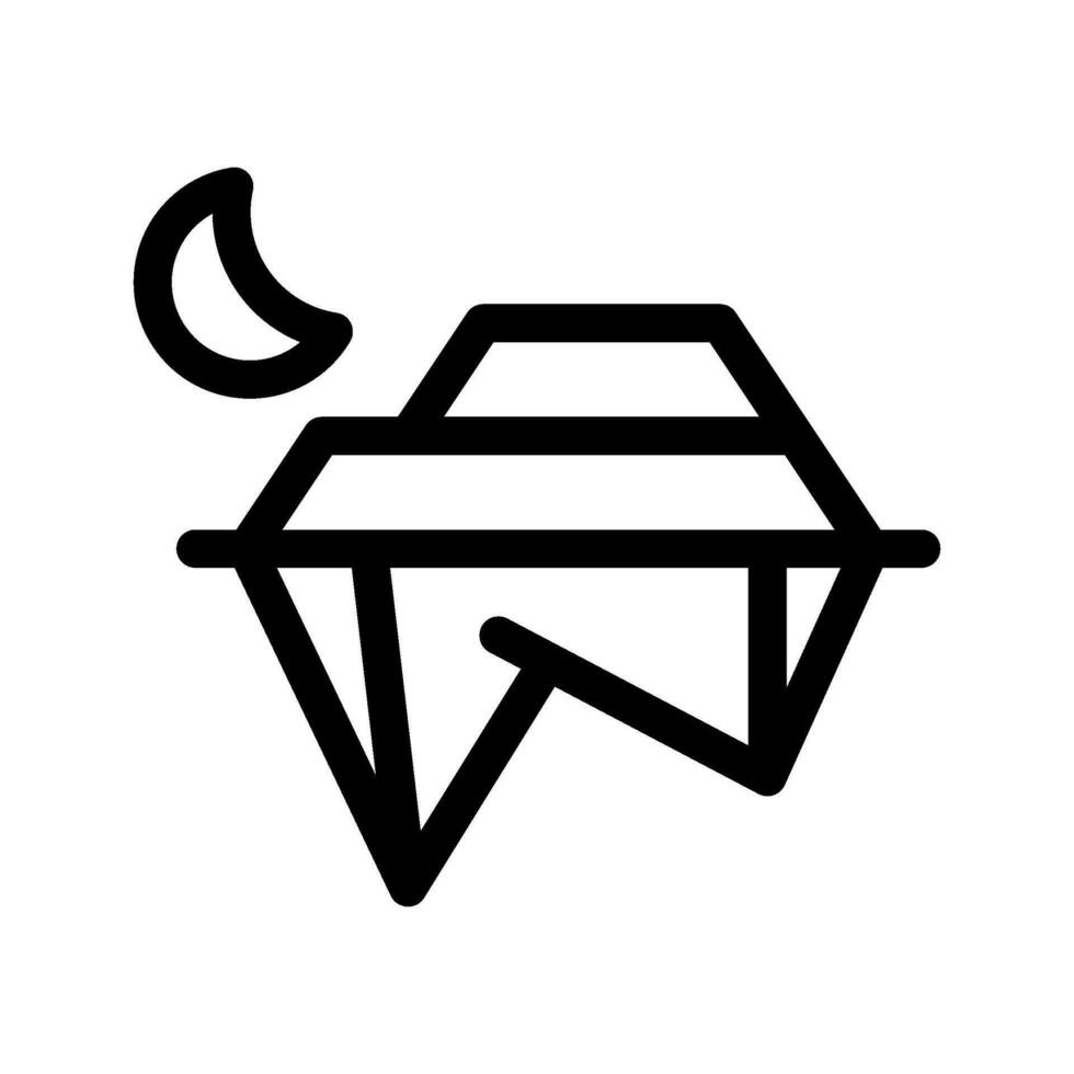 Iceberg Icon Vector Symbol Design Illustration