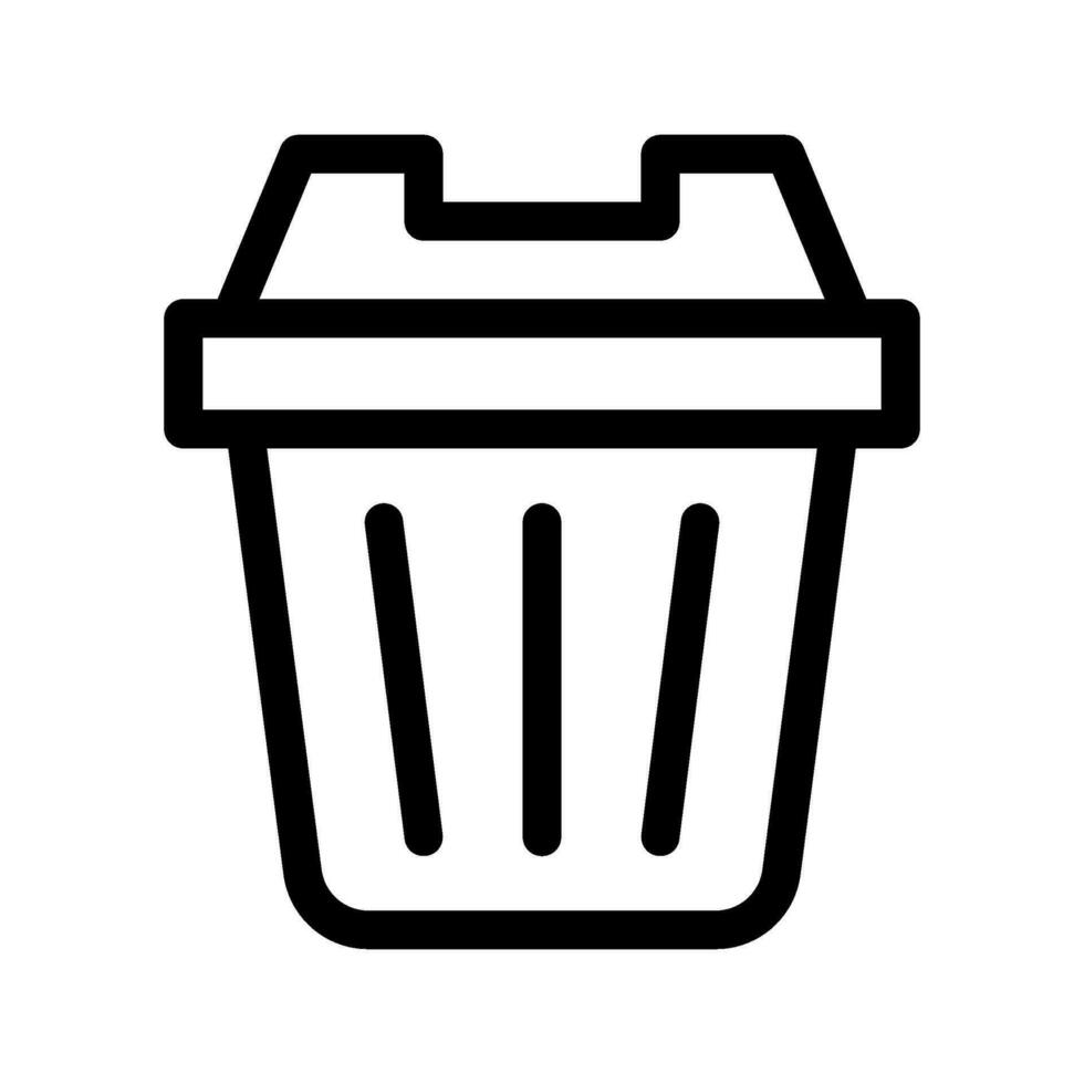 Recycle Bin Icon Vector Symbol Design Illustration
