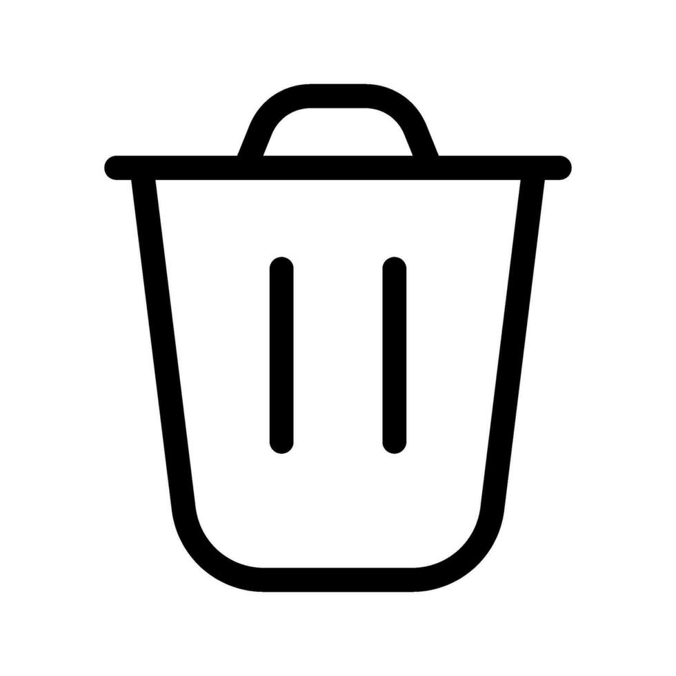 Trash Icon Vector Symbol Design Illustration