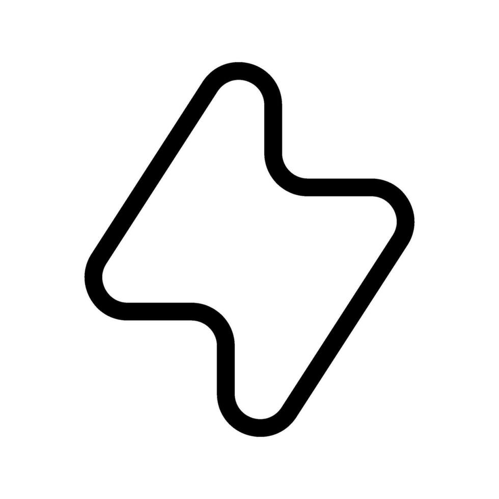 Lightning Icon Vector Symbol Design Illustration