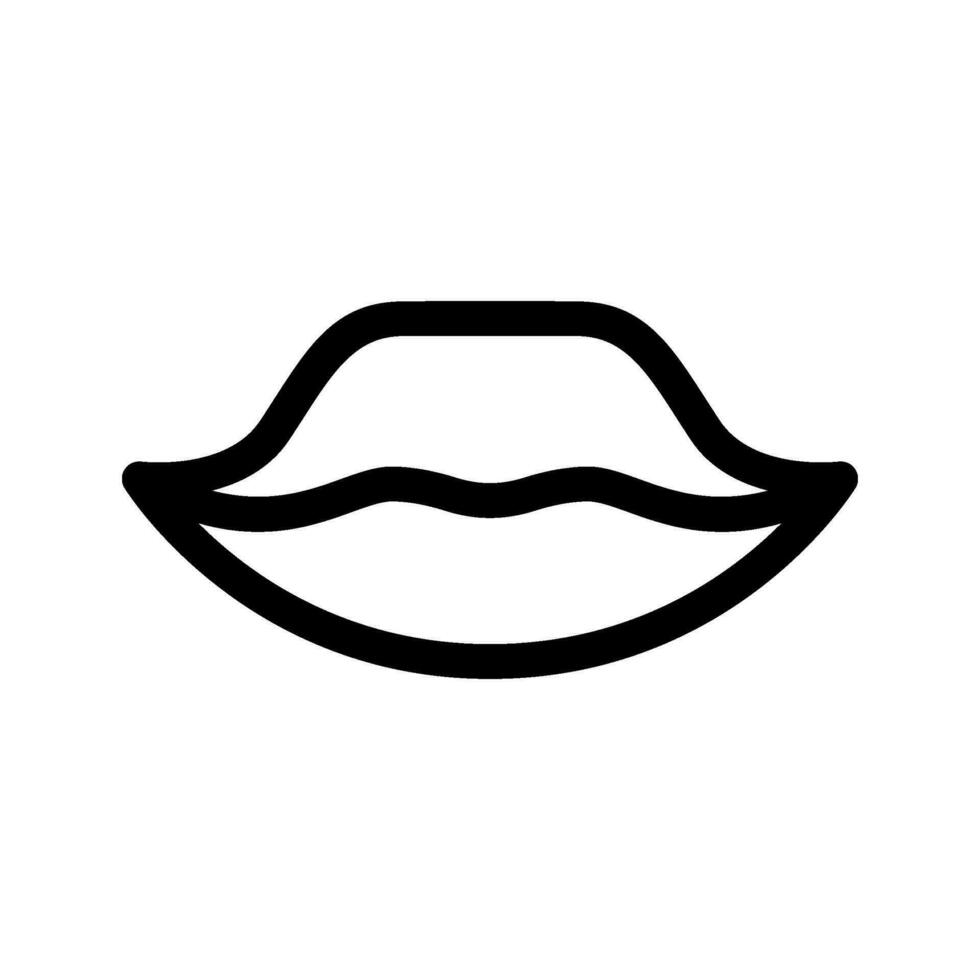 Lips Icon Vector Symbol Design Illustration