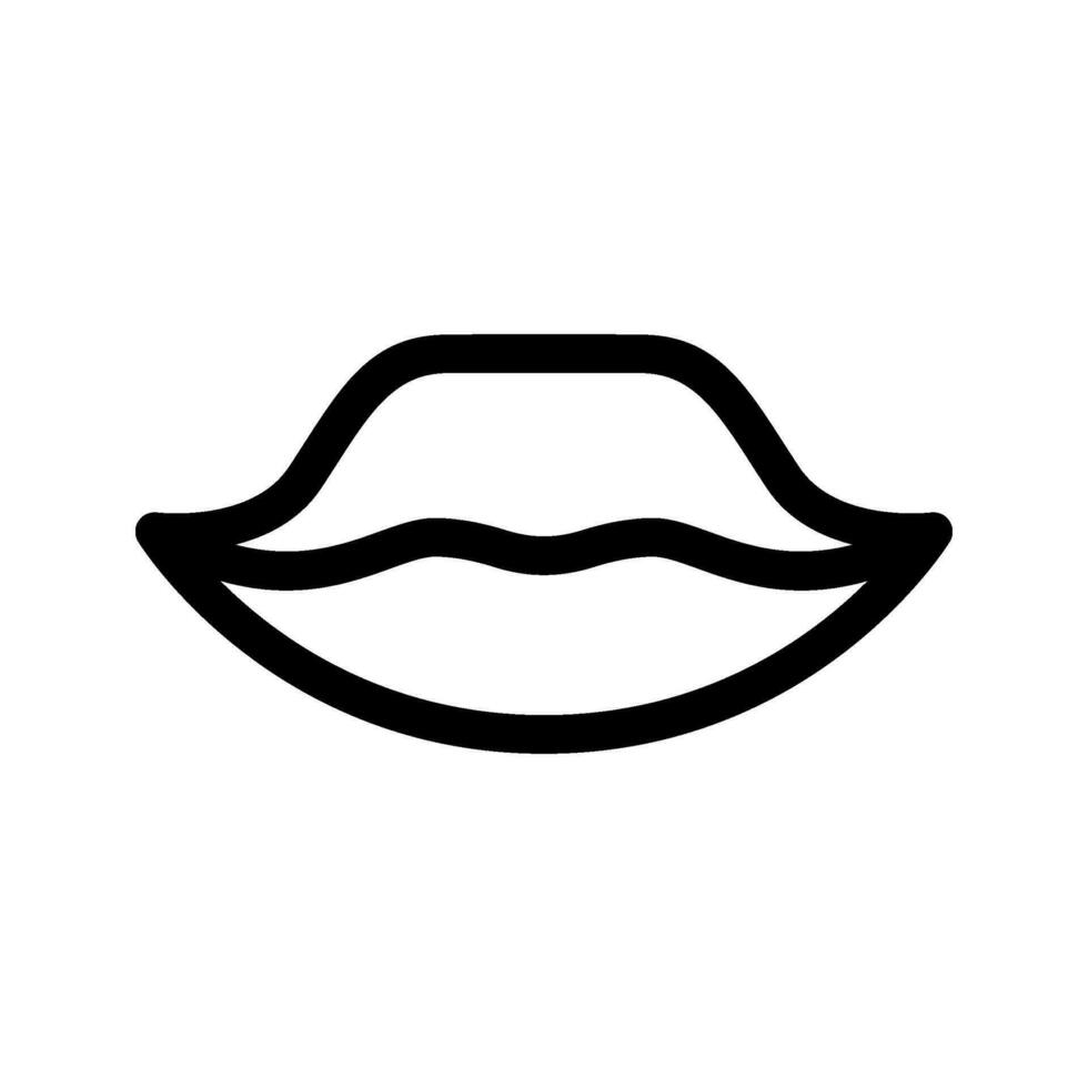 labios icono vector símbolo diseño ilustración