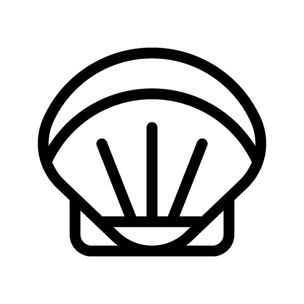 Shell Icon Vector Symbol Design Illustration