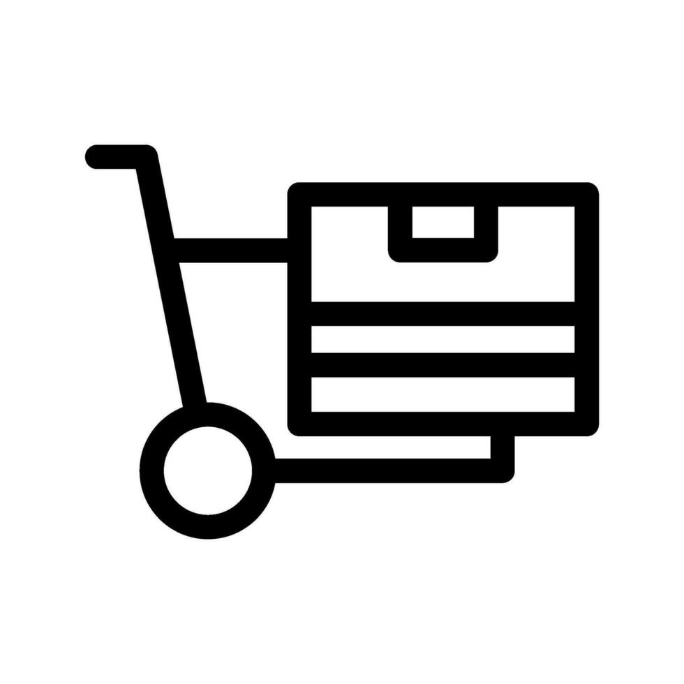 Trolley Icon Vector Symbol Design Illustration