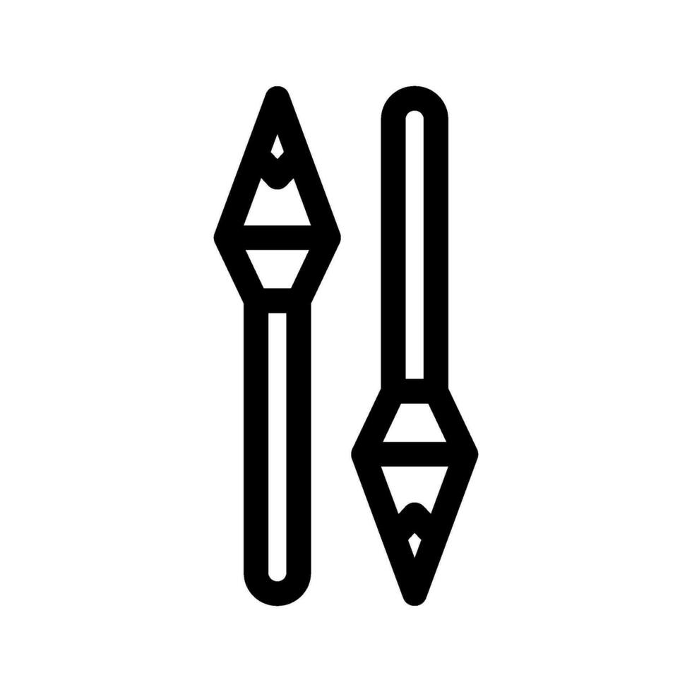 Spear Icon Vector Symbol Design Illustration