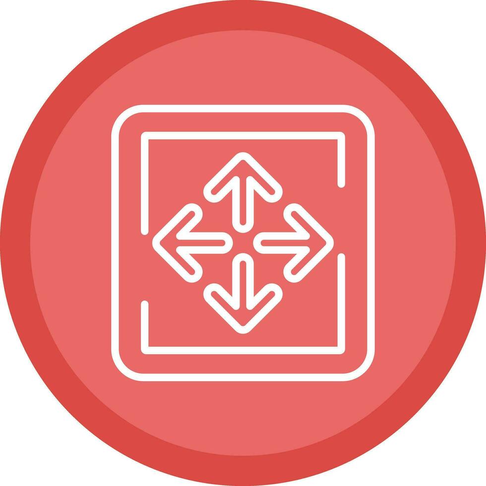 Expand Arrows Vector Icon Design