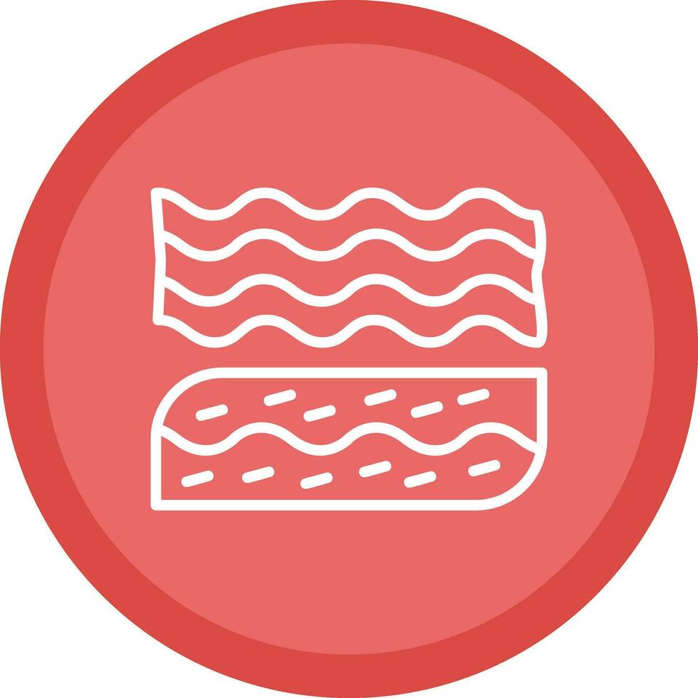 Bacon Vector Icon Design