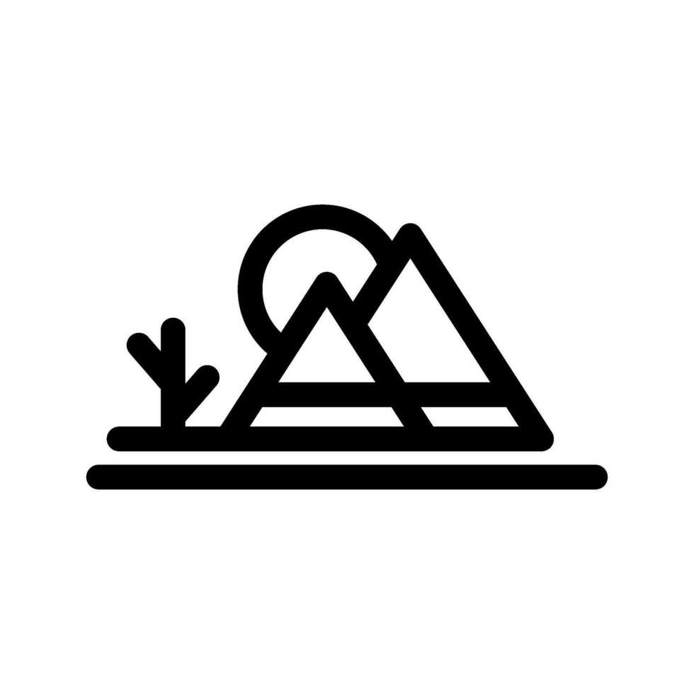 Island Icon Vector Symbol Design Illustration