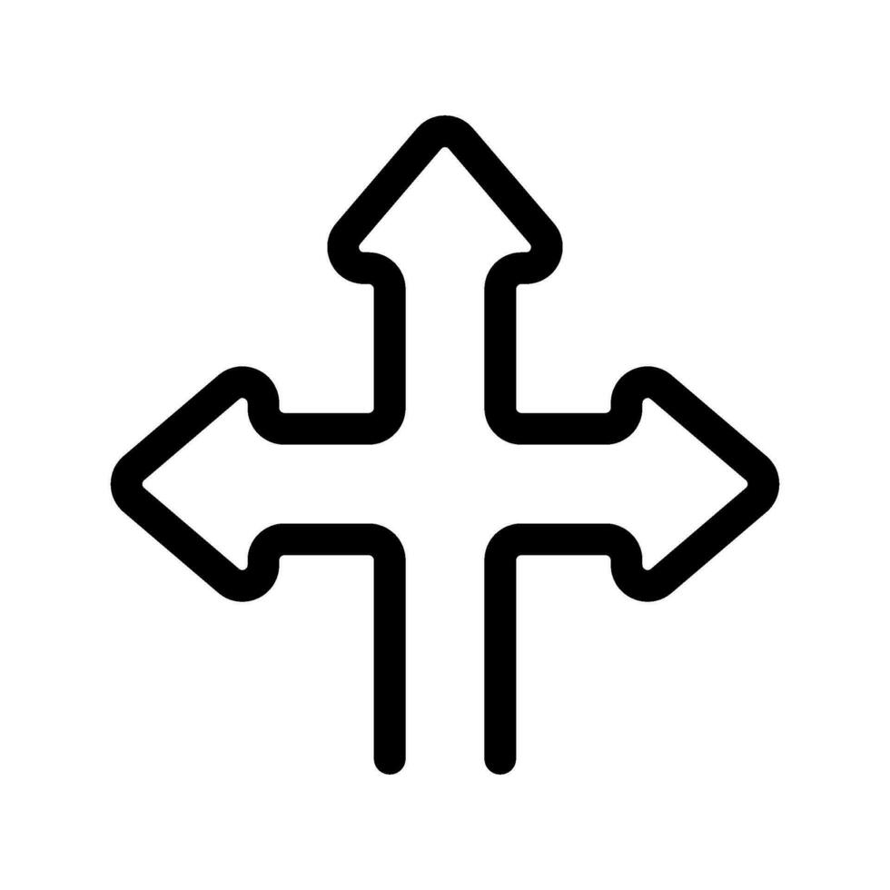Direction Icon Vector Symbol Design Illustration