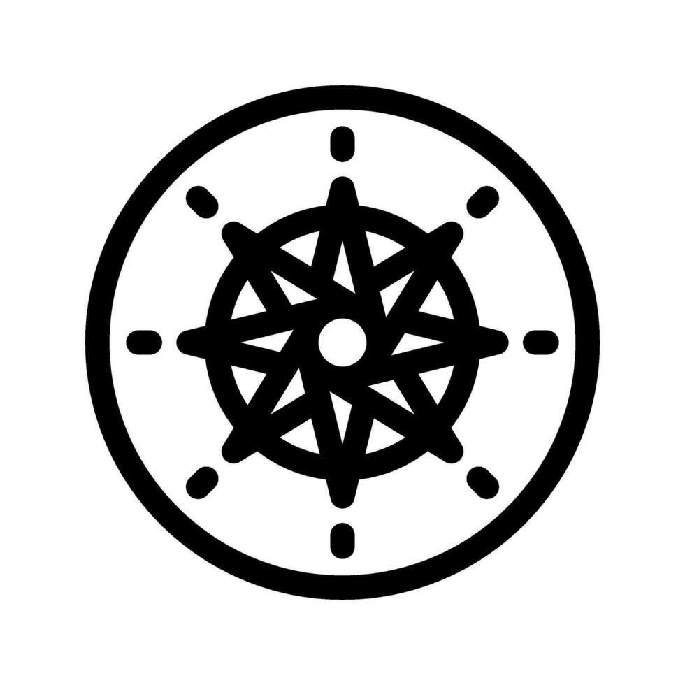 Compass Icon Vector Symbol Design Illustration