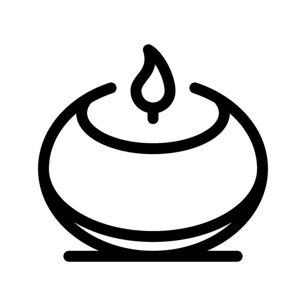 aroma terapia icono vector símbolo diseño ilustración