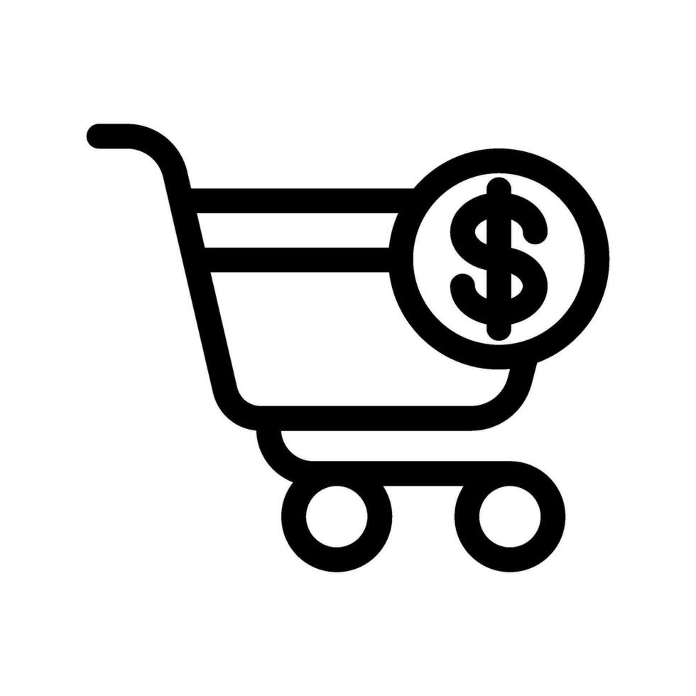 Purchase Cart Icon Vector Symbol Design Illustration