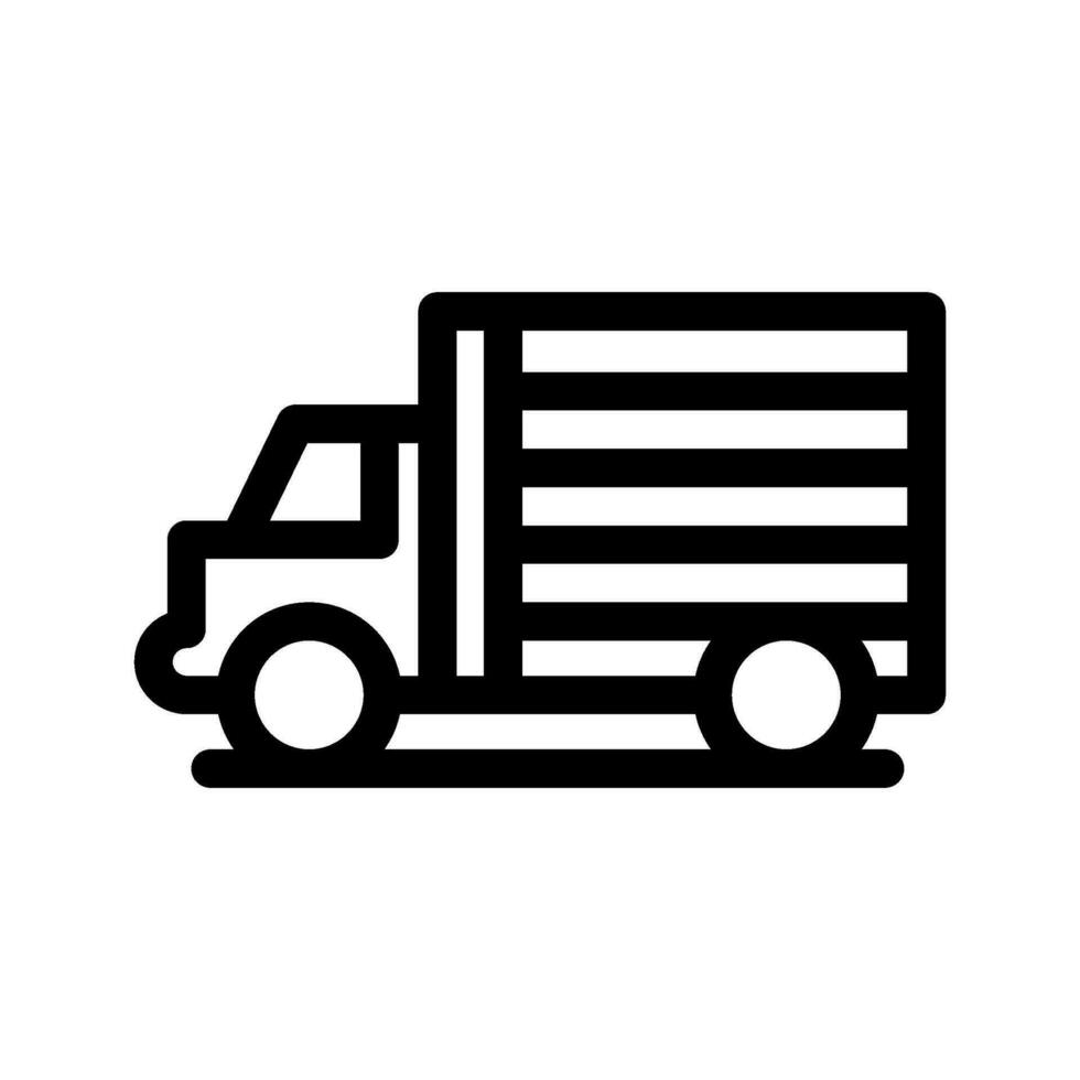 Transportation Truck Icon Vector Symbol Design Illustration