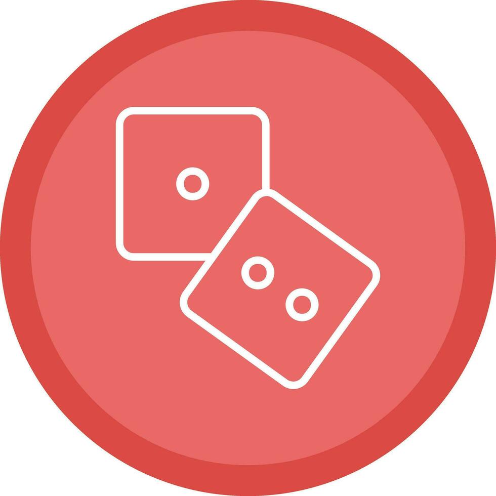 Dices  Vector Icon Design