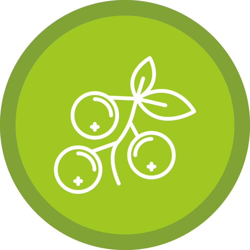 Cranberry Vector Icon Design