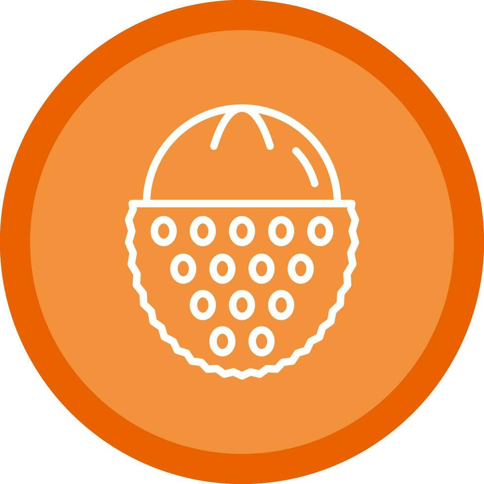 Lychee Vector Icon Design