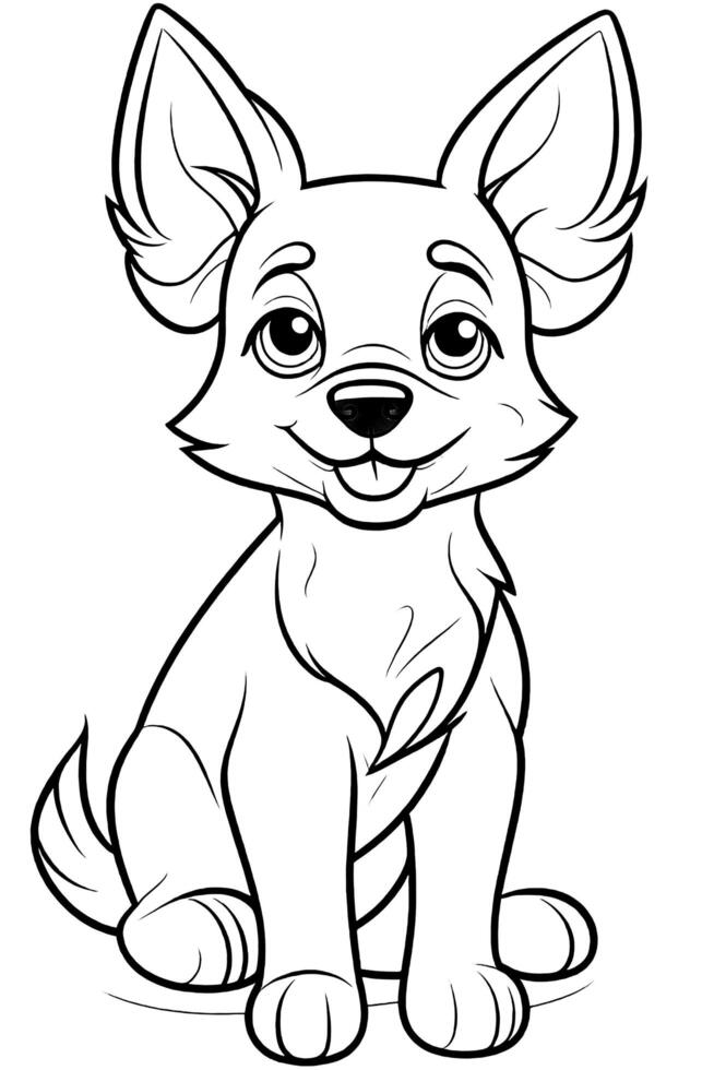 Coloring page outline of Kids Coloring Page 27986432 Stock Photo at ...