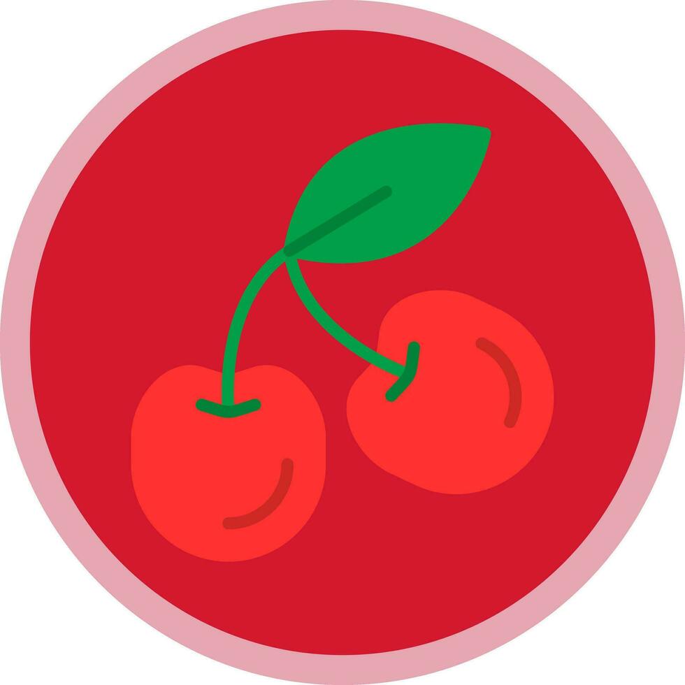 Cherry Vector Icon Design