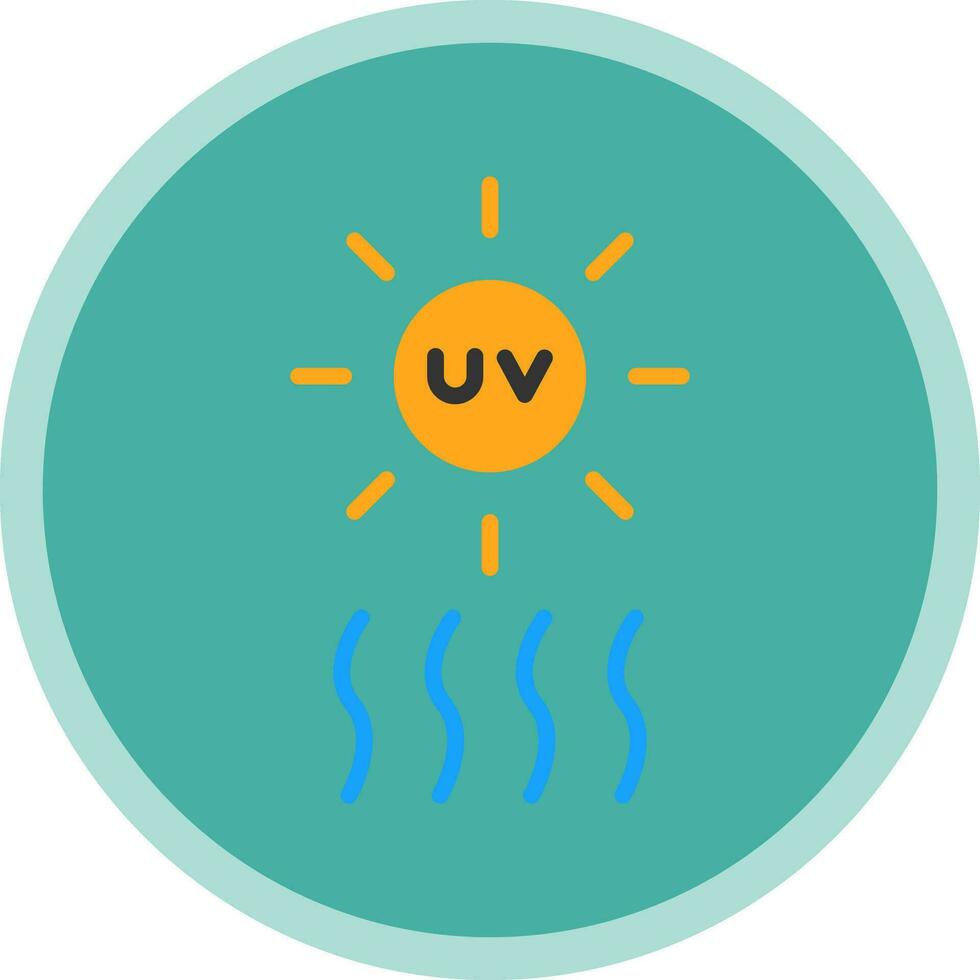 uv vector icono diseño