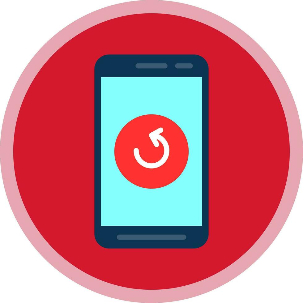 Mobile Refresh  Vector Icon Design