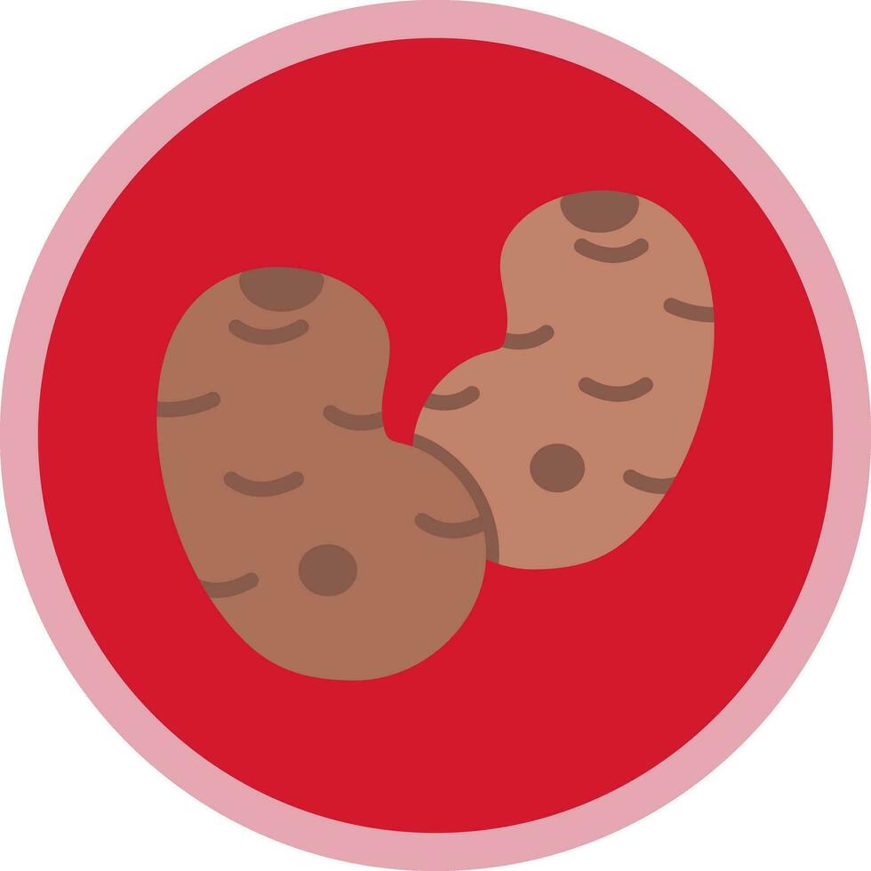 Potato Vector Icon Design