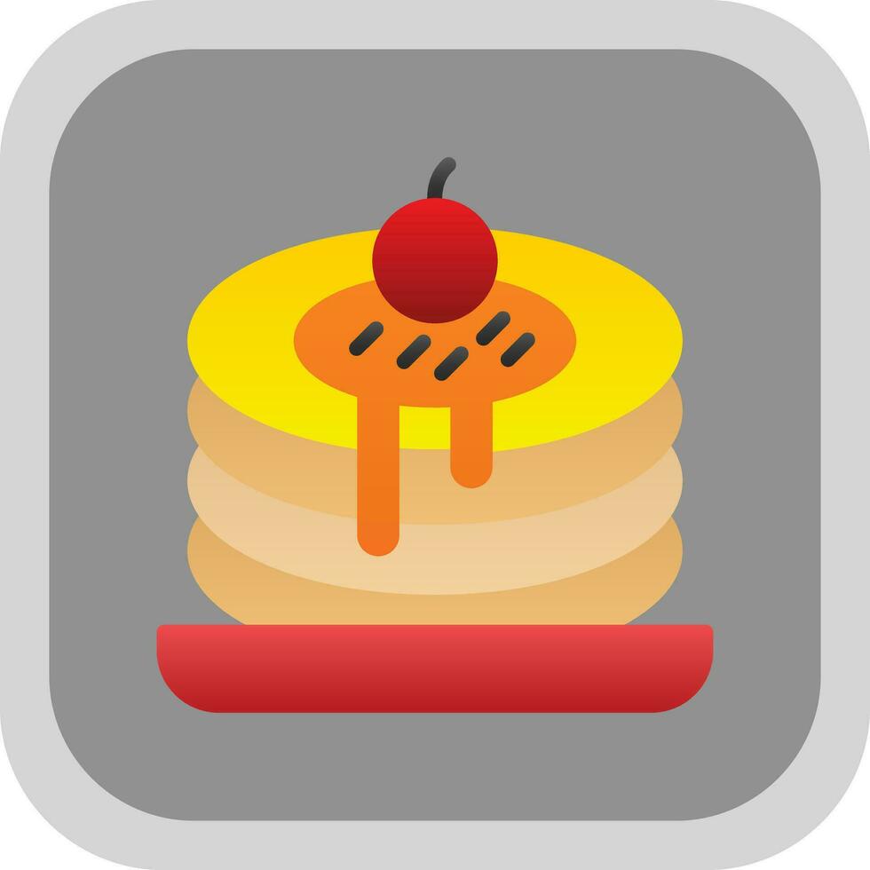 Pancakes Vector Icon Design