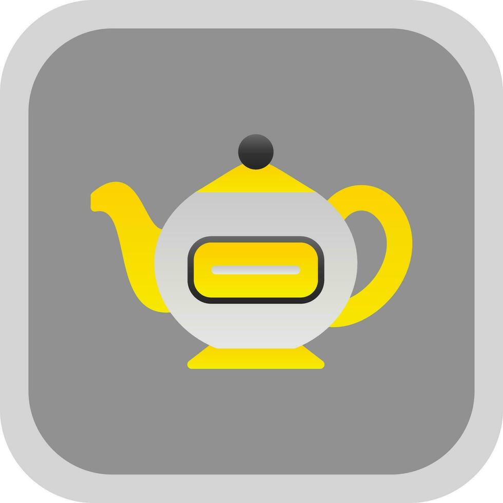 Teapot Vector Icon Design