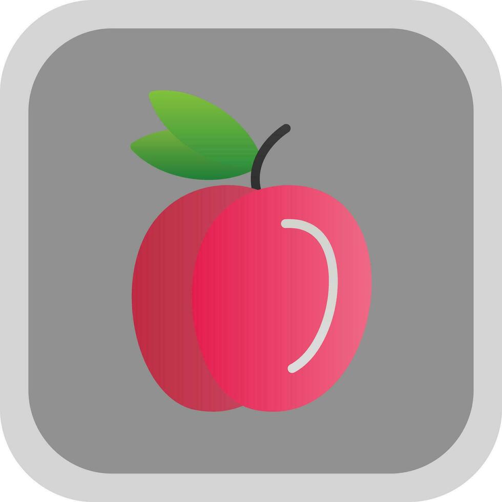 Peach Vector Icon Design