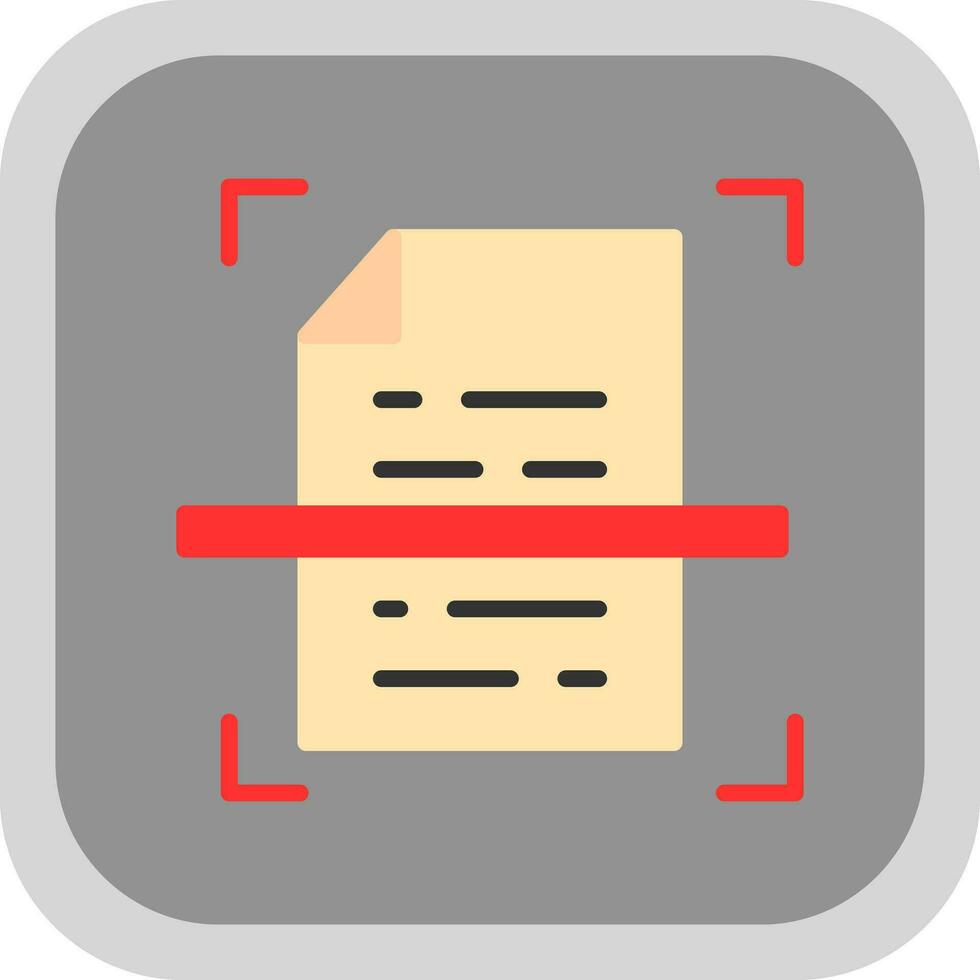Scanning  Vector Icon Design