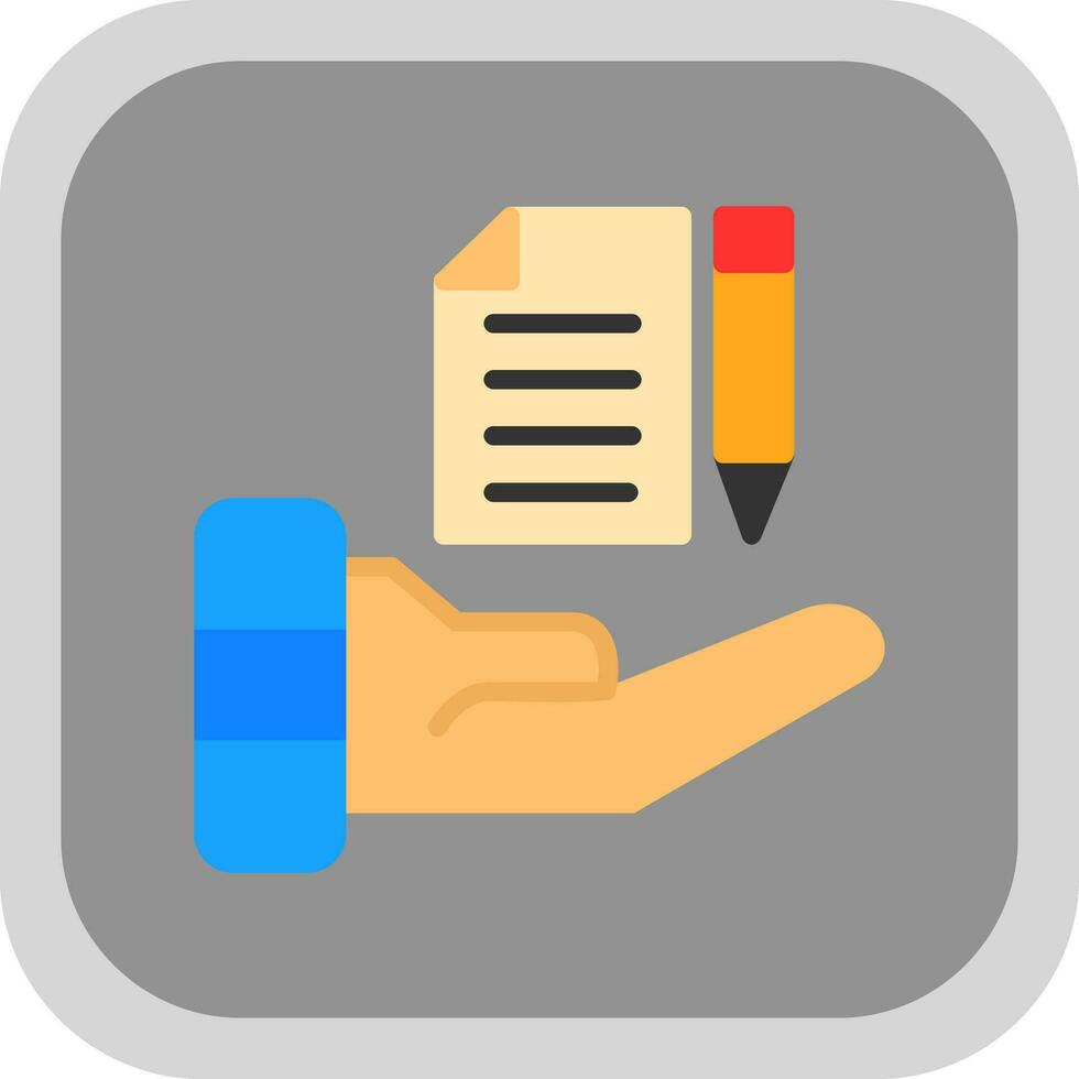 Contract Vector Icon Design