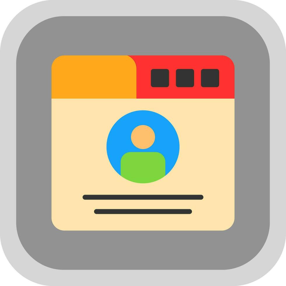 Profile  Vector Icon Design