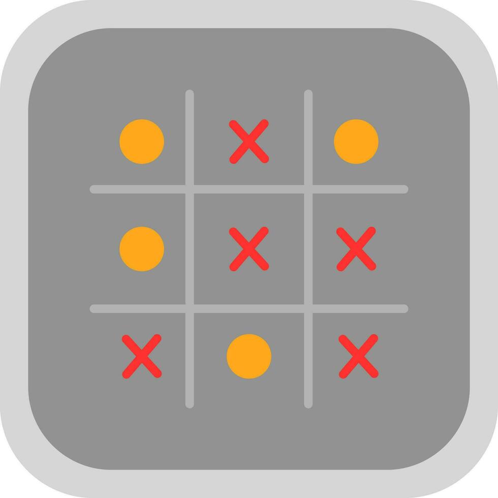 Tic Tac Toe  Vector Icon Design