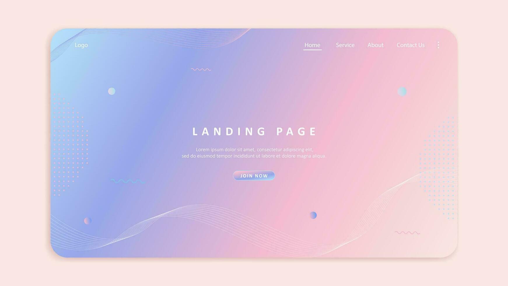 Business website template design. Vector illustration concept of web page design for website development
