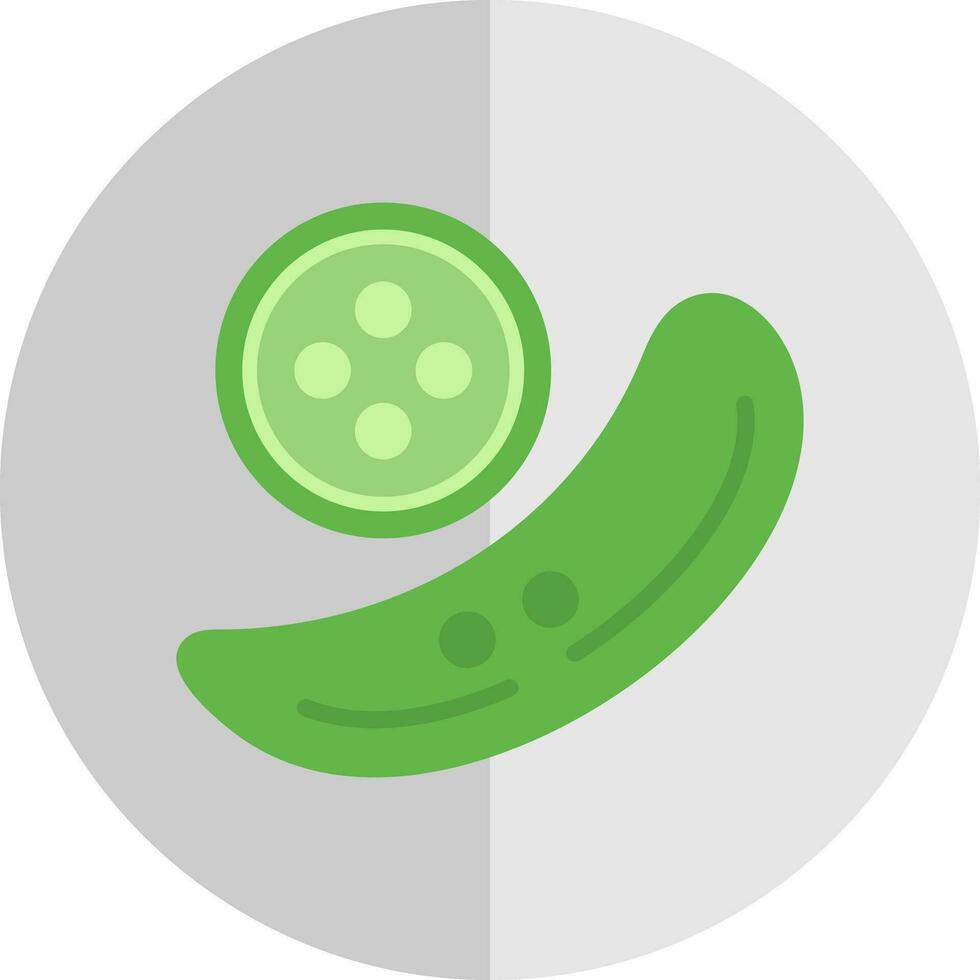 diseño de icono de vector de pepino