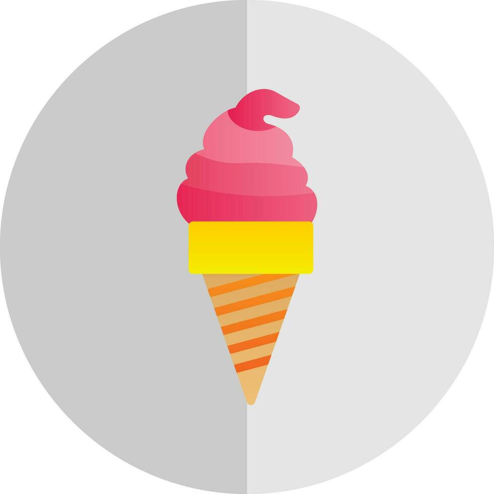 Ice Cream Vector Icon Design
