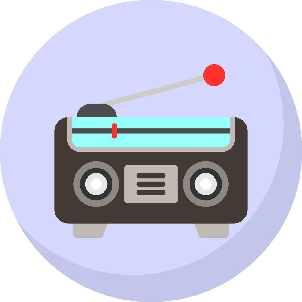 Radio  Vector Icon Design